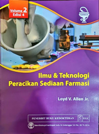 Image of Ilmu dan Teknologi Peracikan Sediaan Farmasi Volume 2 Edisi 4