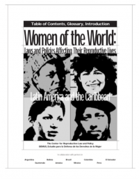 Image of Women oftheWorld: Laws and Policies Affecting Their Reproductive Lives: LATIN AMERICAAND THE CARIBBEAN